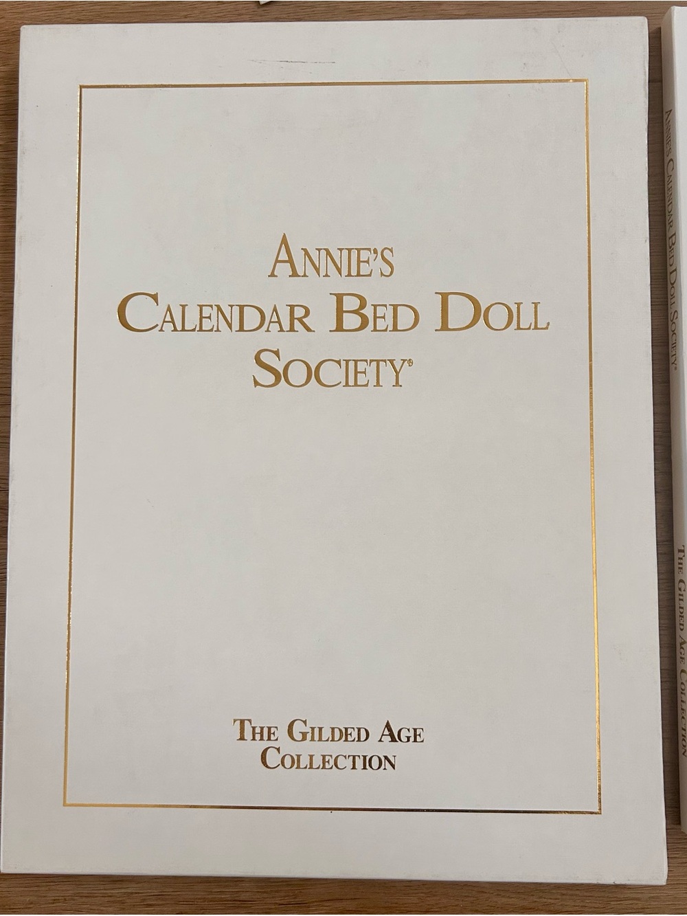Annie’s Calendar Bed Doll Society The Gilded Age Collection